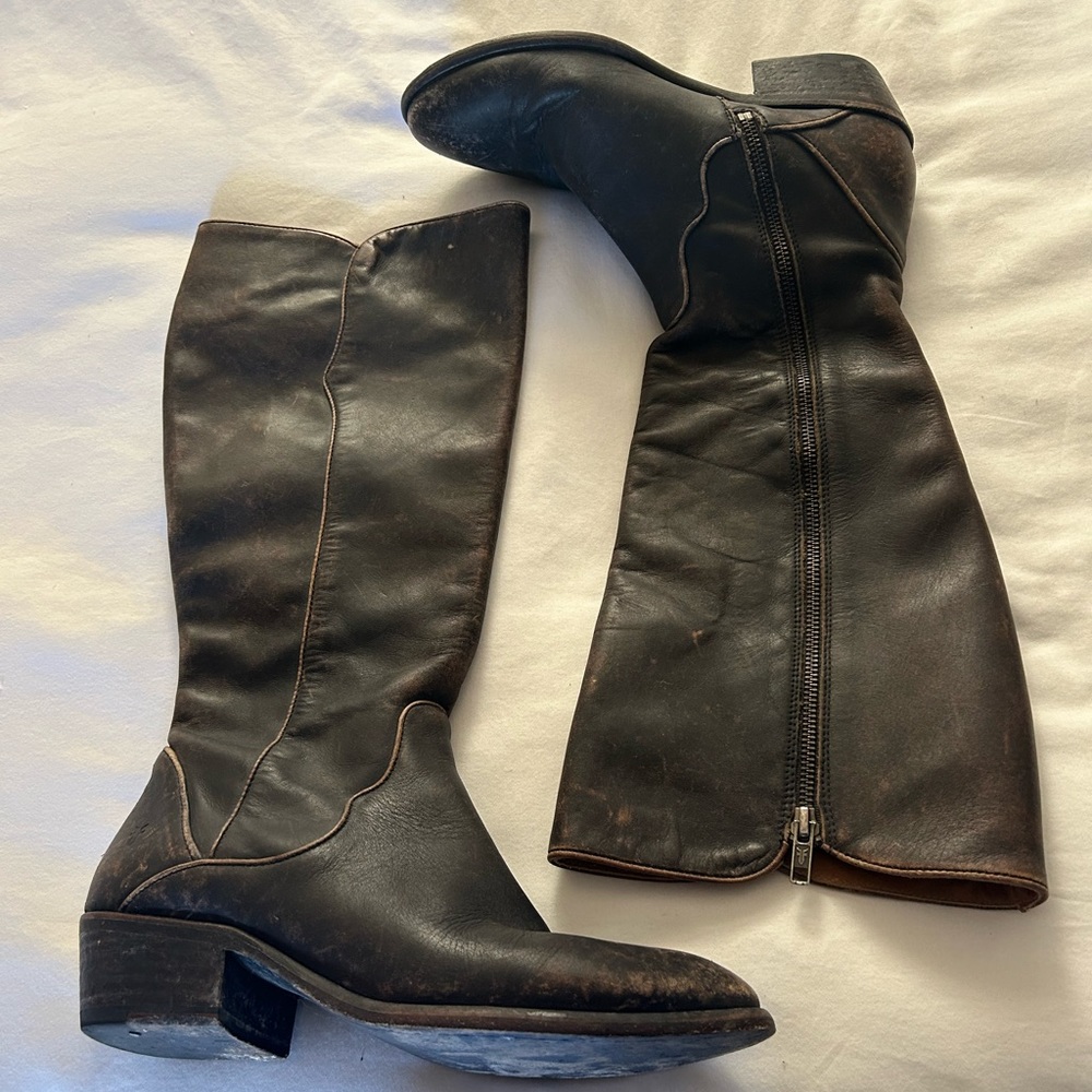 COPY - Frye the Carson Piping Tall Boot